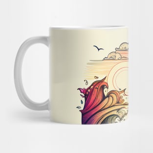 Lighthouse Colorful Art Creation V1 Mug